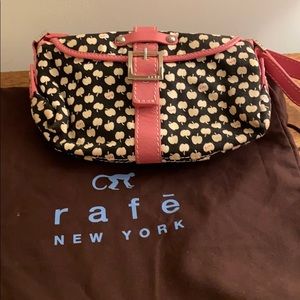 Rafe Apple Bag in Black and White